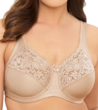 Natural Wire Lace Support Underwire Bra